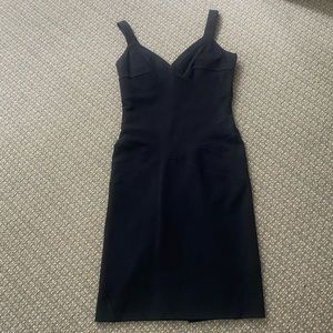 DVF black cocktail dress